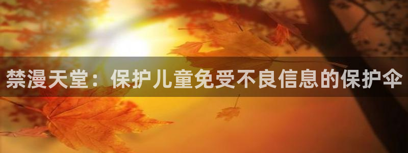 奇漫屋正版：禁漫天堂：保护儿童免受不良信息的保护伞